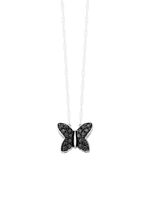 Schmetterling-Anh&auml;nger mit 20 Brillanten 