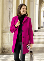 Kurzmantel mit Stehkragen 