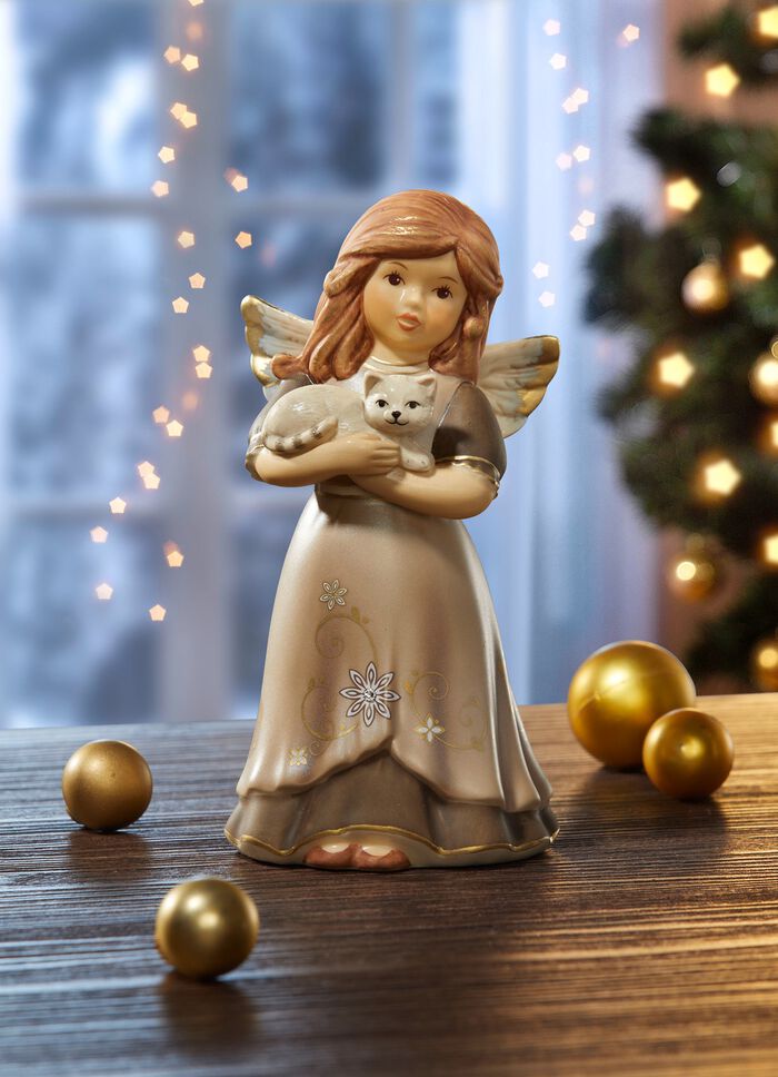 Engel mit Katze aus dem Hause Goebel 