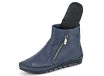 Gemini, bequeme Damen-Stiefeletten, Weite G, mit herausnehmbarem Fußbett BLAU