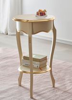 Beistelltisch mit handgefertigten Applikationen 