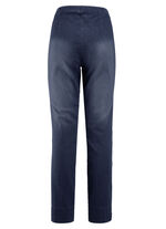 Jeans mit abgesteppten Biesen  DUNKELBLAU