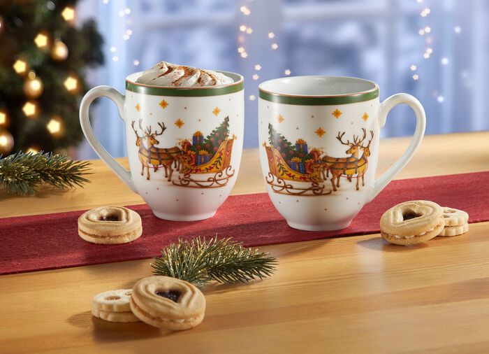 Henkelbecher Happy Wintertime von Hutschenreuther 