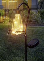 Solarleuchte in Rostoptik 