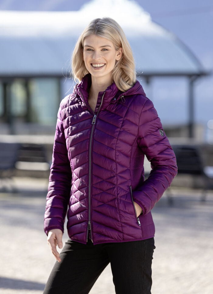 Jacke mit 2-Wege-Reißverschluss 