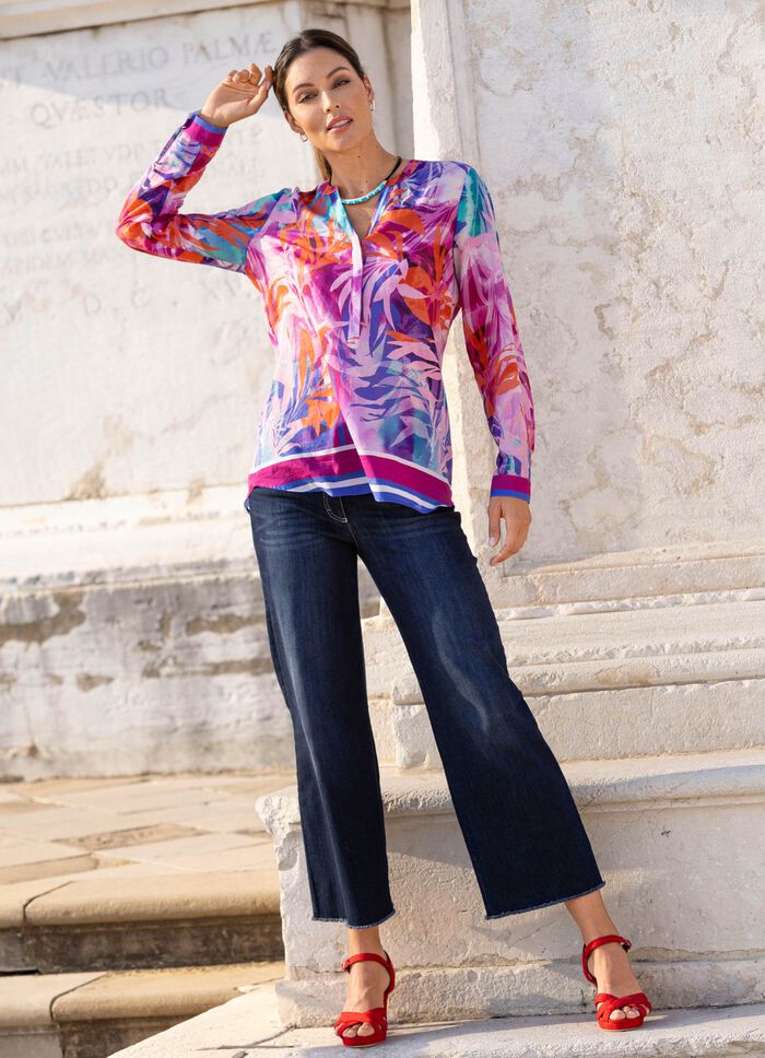 Jeans mit modischer Beinweite 