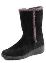 ELENA EDEN, gef&uuml;tterte Damen-Stiefel, Winterschuhe, Weite H, mit Lammfell 