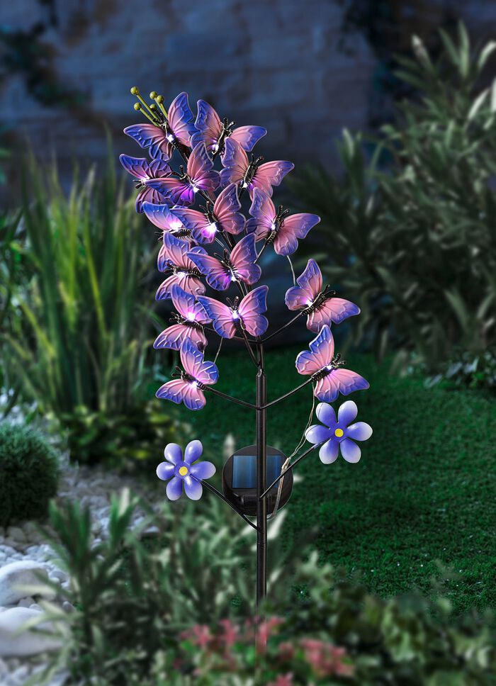 Solarstecker Schmetterlinge 