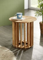 Beistelltisch aus geöltem und massivem Eichenholz 