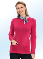 Pullover in Strickmix HIMBEERE
