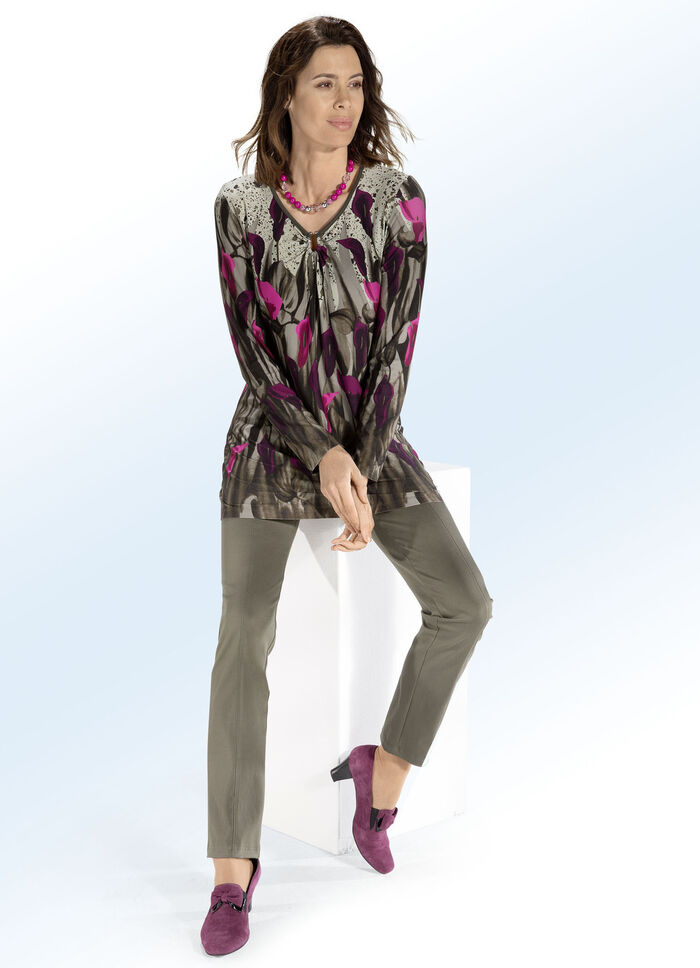 Soft-Stretch-Hose OLIV