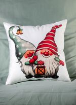 Kissenbezug Wichtel mit Rei&szlig;verschluss 