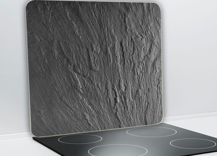 Wenko Wandblende aus Glas, Schiefer 