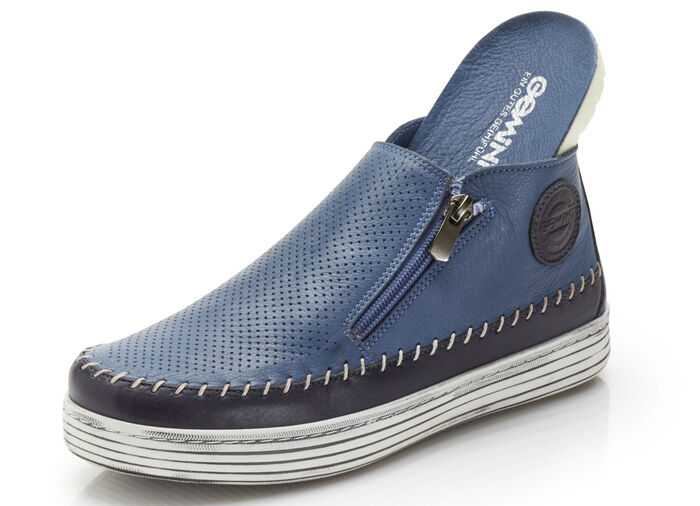 Gemini Bootie mit Zierperforation JEANS