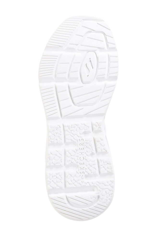 SKECHERS Schn&uuml;r-Sneaker mit sichtbarem Luftpolster WEISS-ROSA