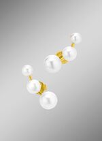 Stilvolle Ohrstecker mit S&uuml;&szlig;wasser-Zuchtperlen 