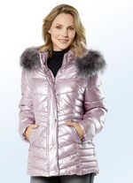 Jacke in Metallic-Optik 