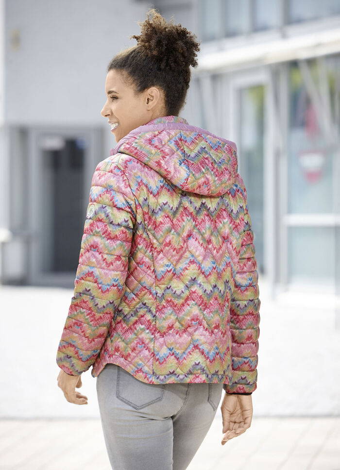 Funktions-Kurzjacke mit farbbrillantem Inkjet-Druck 