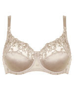 Naturana Zweierpack B&uuml;gel-BH mit T&uuml;llstickerei im Vorderteil 1X PUDER, 1X WEISS