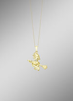 Bezaubernder Anhänger mit Hexe 