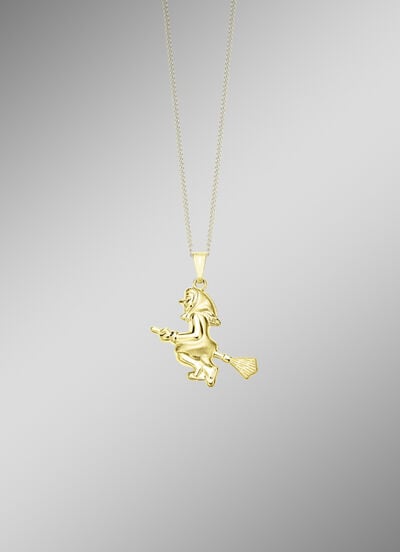 Bezaubernder Anhänger mit Hexe 