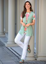 Hose mit schmaler Fu&szlig;weite in 15 Farben 