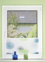 Plissee-Rollos ohne Bohren und Schrauben 