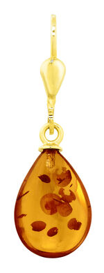 Sch&ouml;ne Ohrringe mit echtem Bernstein 