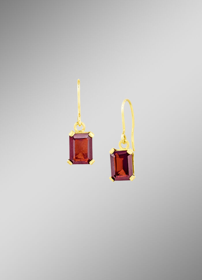 Wundersch&ouml;ne Ohrhaken mit echt Granat 