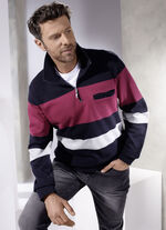 Sweatshirt mit knöpfbarer Brusttasche 