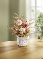 Dahlien-Arrangement im Topf 