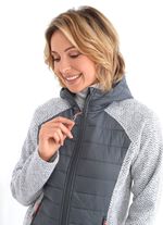 Funktionsjacke in 2 Farben GRAU-NATURWEISS