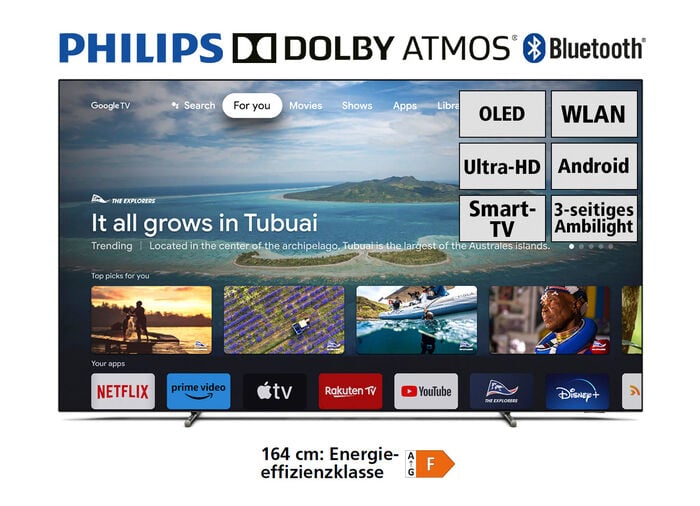 Philips 708/12 4K-Ultra-HD OLED-Fernseher 