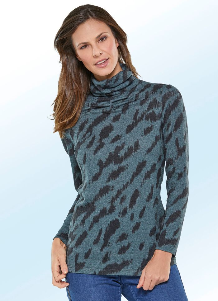 KLAUS MODELLE Pullover mit Inkjet-Druck 