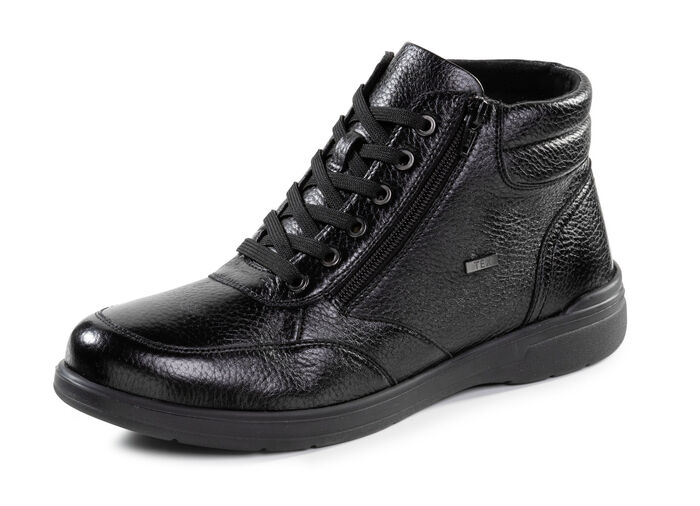 GINO GALANTE, gefütterte Herren-Boots, Winterschuhe, mit Reißverschluss SCHWARZ