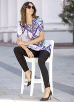 Longshirt mit Rundhalsausschnitt 