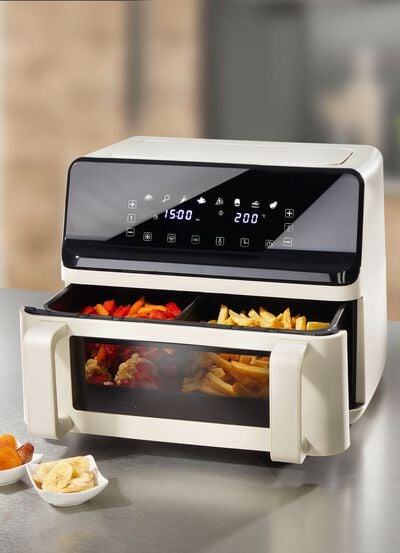 Digitale Hei&szlig;luftfritteuse mit Touchdisplay 