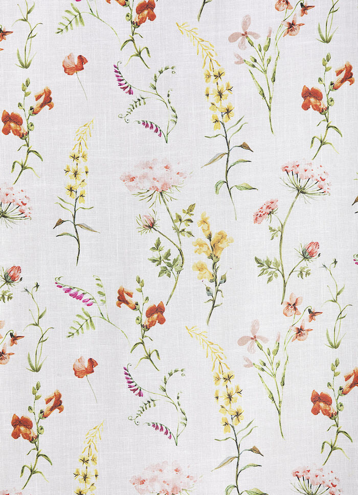 Dekoschal mit Fr&uuml;hlingsblumen-Motiv 