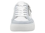 Remonte Sneaker aus Nappa- und Veloursleder mit Metallic-Besatz BLAU-WEISS-SILBER