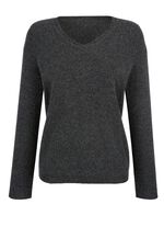 Pullover mit Kaschmir  ANTHRAZIT