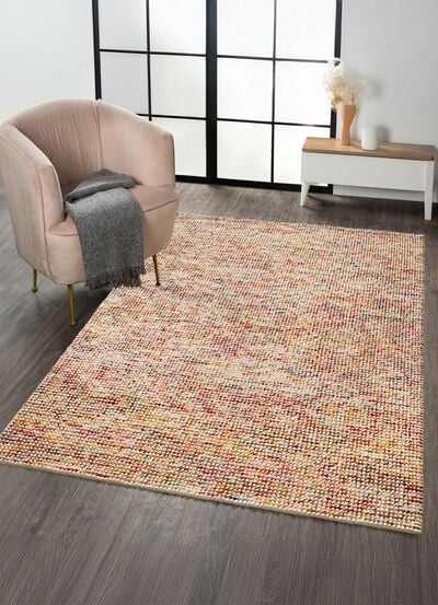 Br&uuml;cken und Teppich aus Jute und Wolle 