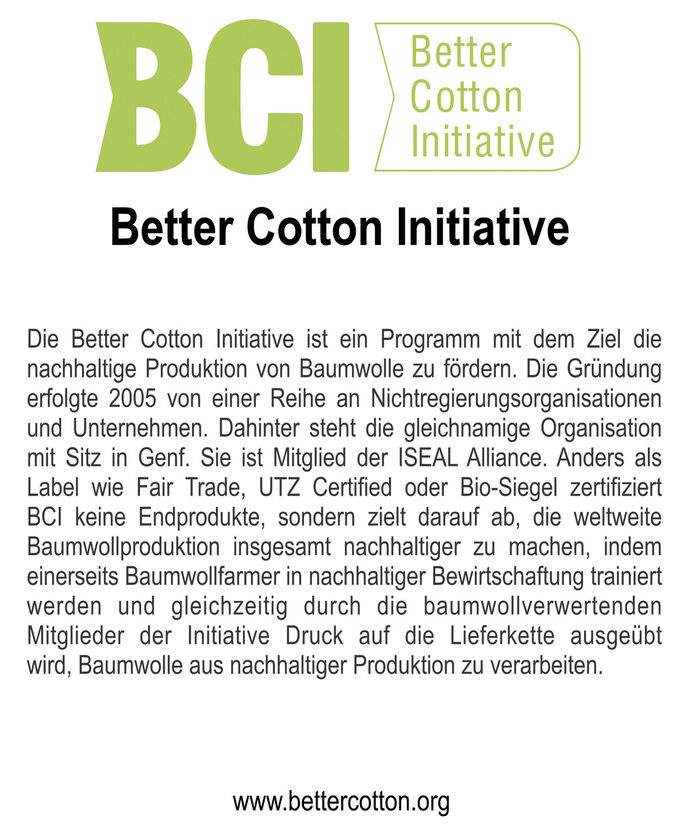 Shorty mit V-Ausschnitt und Brusttasche / nachhaltiger Baumwollanbau 