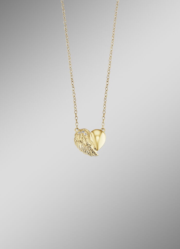 Kette mit Anh&auml;nger in Herzform 