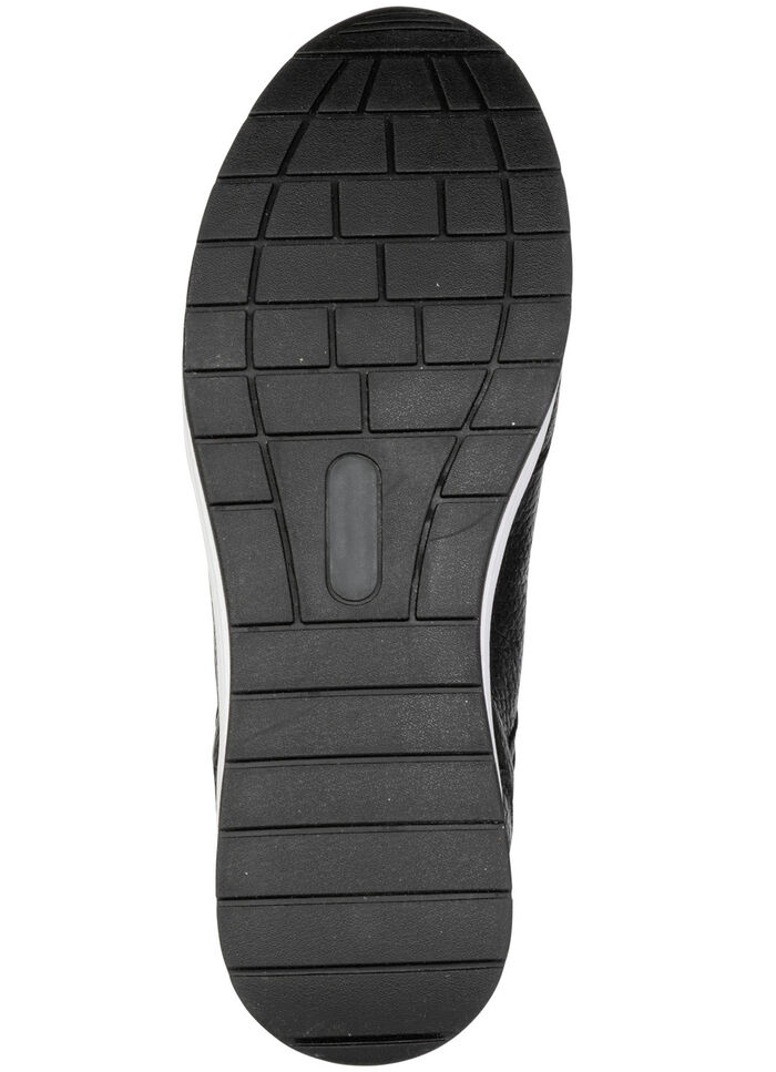 ELENA EDEN, bequeme Damen-Sneaker, Weite H, mit herausnehmbarem Fußbett SCHWARZ