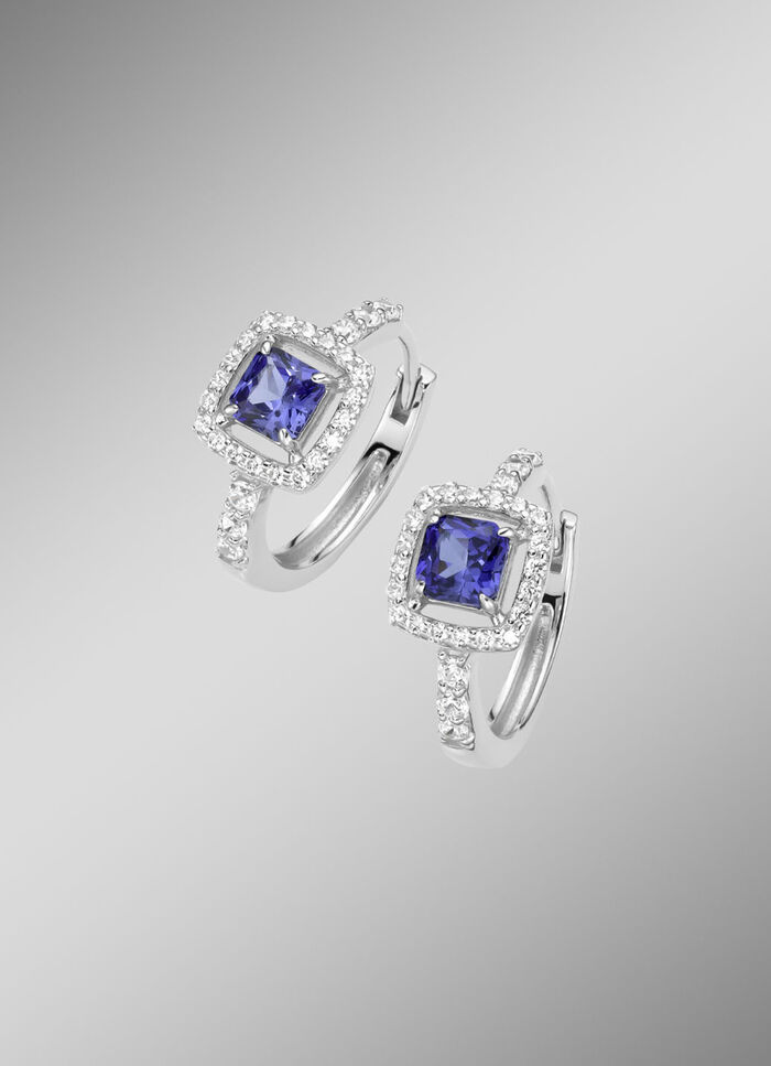 Klappcreolen in Silber 