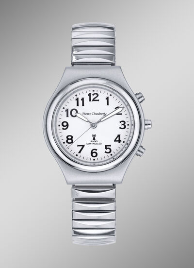 Zeitlose Funk-Damenuhr der Marke Pierre Chaubert 
