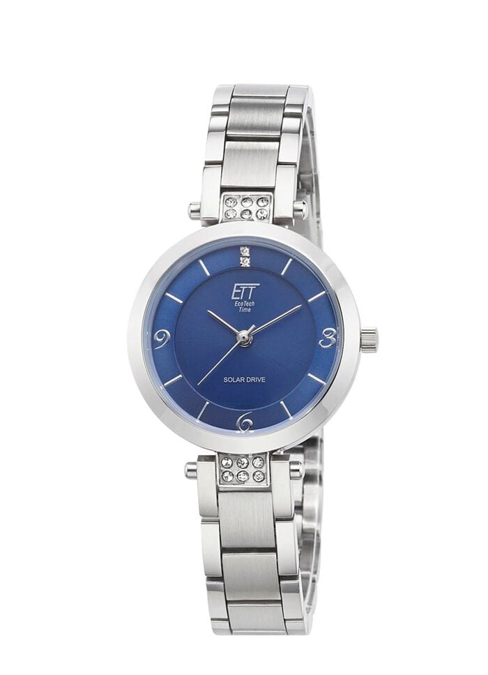 ETT-Solar-Damenuhr mit Quarzuhrwerk 