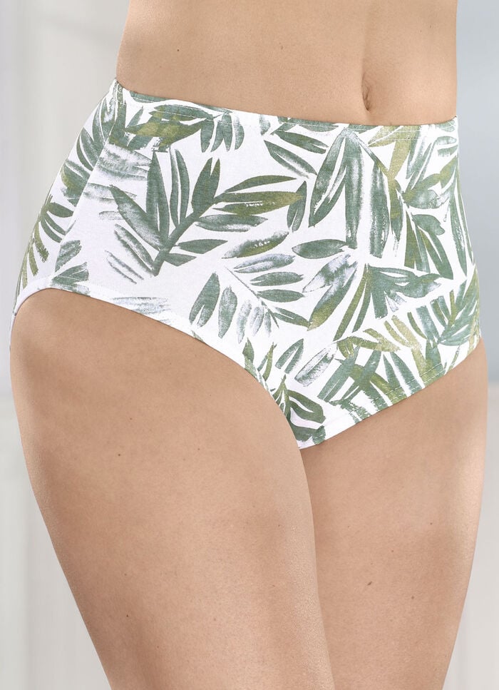 Viererpack Slips mit hübschem Floraldessin 