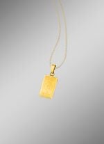 Wundervolle Feingoldbarren-Anh&auml;nger 