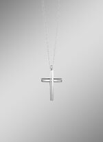 Durchbrochener Kreuz-Anhänger aus Edelstahl 